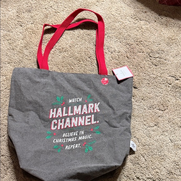 Handbags - BNWT Hallmark Gray and Red Tote Bag